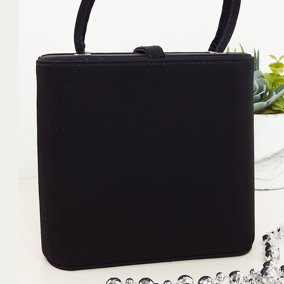 Urban Outfitter🖤Mini Black Evening Bag/Handbag - Picture 7 of 13